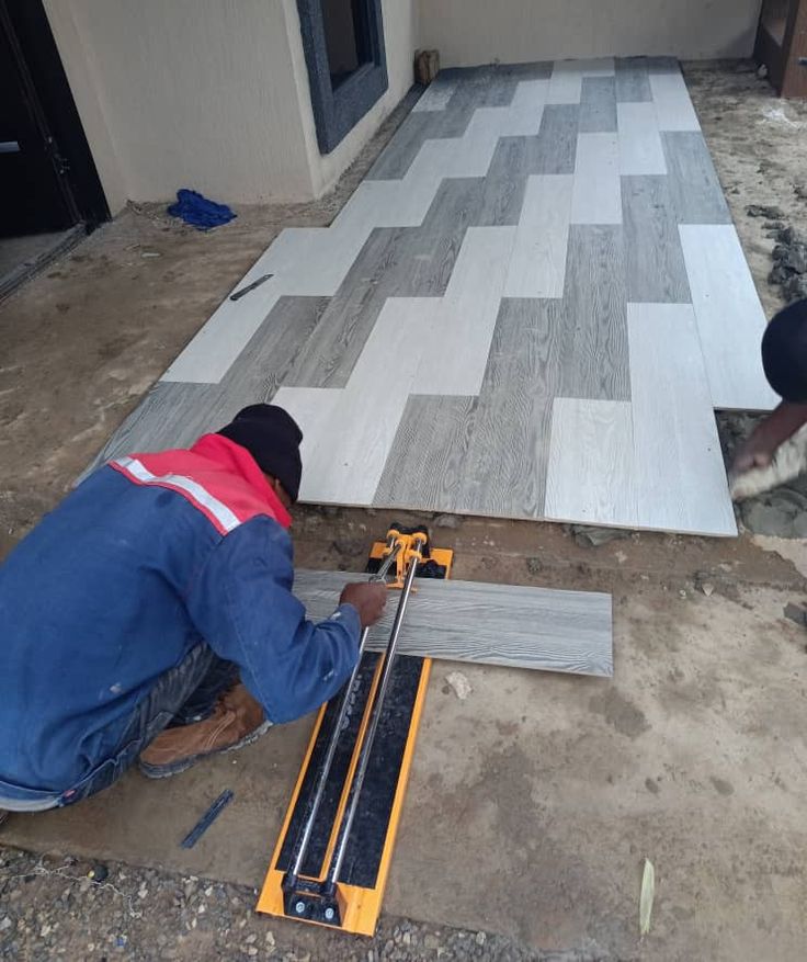 Floor tiling